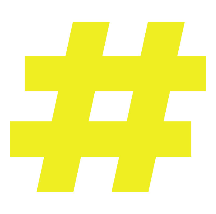 simbolo_ashtag_giallofluo